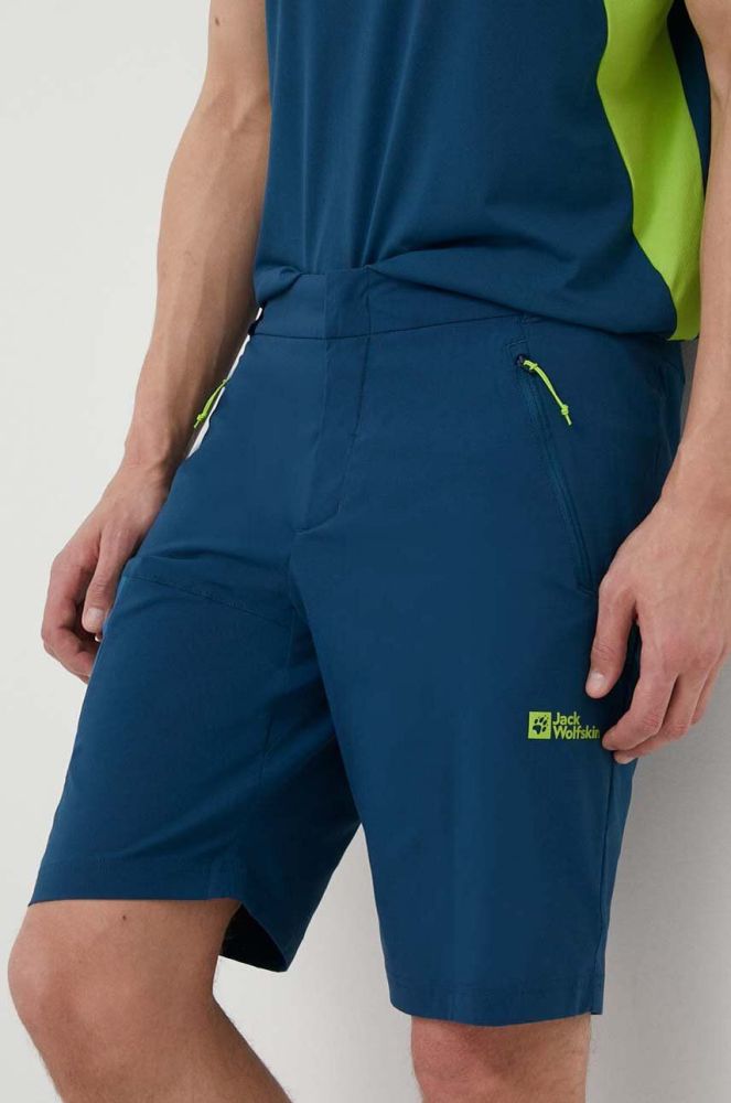 Спортивні шорти Jack Wolfskin Glastal чоловічі колір блакитний