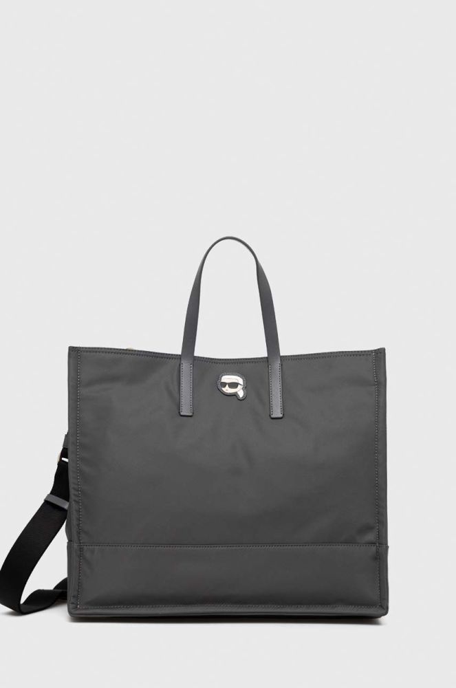 Сумочка Karl Lagerfeld колір сірий (2897020)