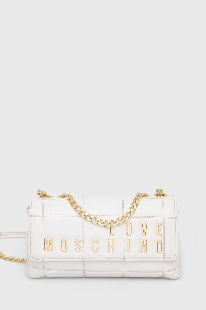 Сумочка Love Moschino колір білий (3133336)