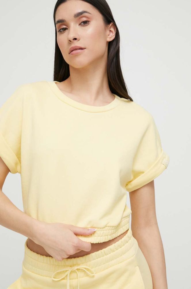 Футболка лаунж United Colors of Benetton колір жовтий