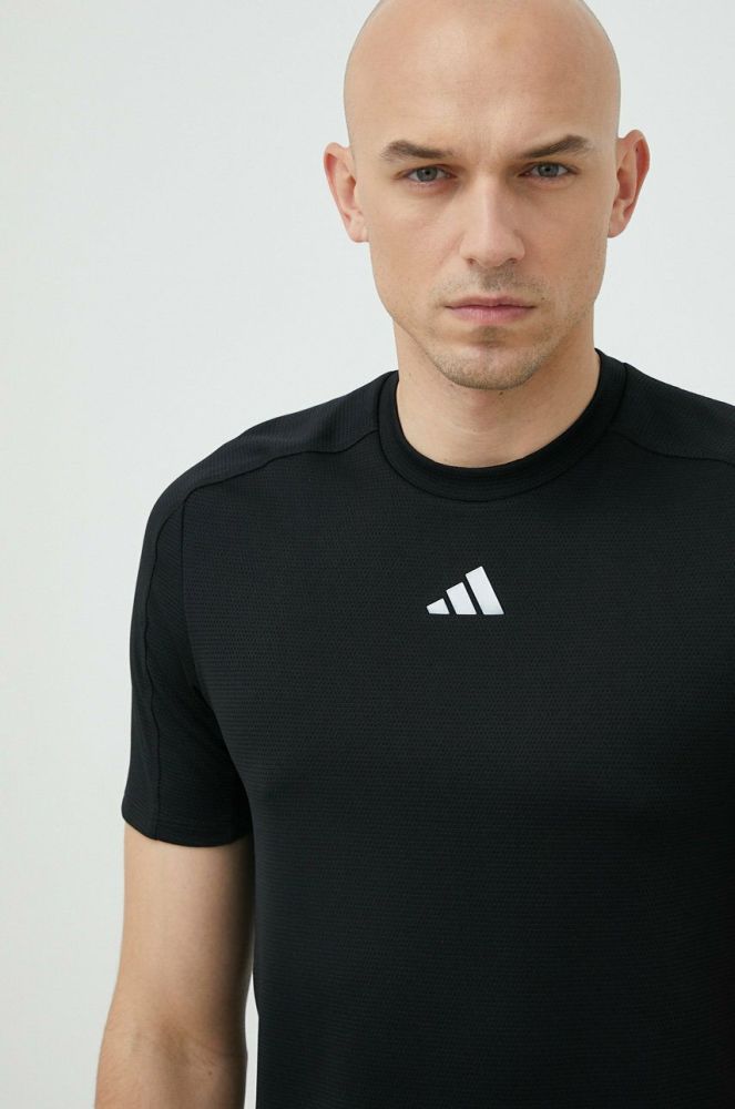 Тренувальна футболка adidas Performance Workout Entry Колір чорний однотонна колір чорний